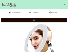 Tablet Screenshot of epiquebeauty.com